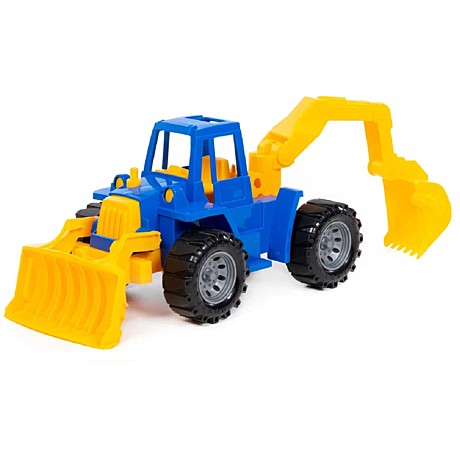 Трактор Ангара с грейдером и ковшом. Арт. 141