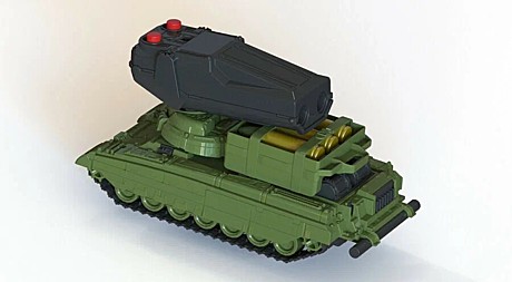 БМП НП-01 с ракетной установкой и боеприпасами. Арт. 1505