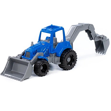 Трактор Нева с грейдером и ковшом. Арт.372