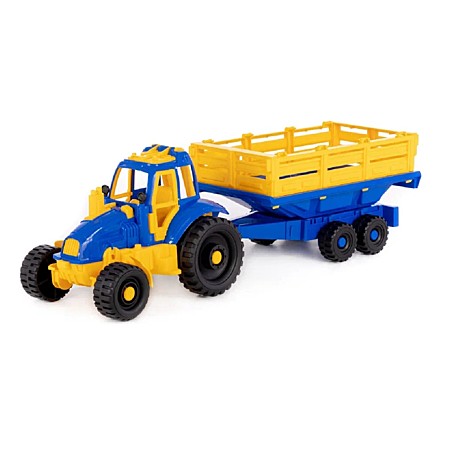 Трактор с прицепом. Арт. 396