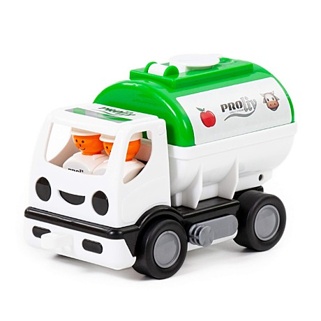 Автомобиль с цистерной Мой первый грузовик PROliv (зелёный) (в сеточке). Арт. 84880