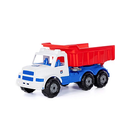 Буран №3, автомобиль-самосвал (бело-синий). Арт. 90355