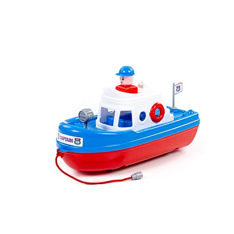 Катер Спасатель (бело-синий) (в сеточке). Арт. 93837