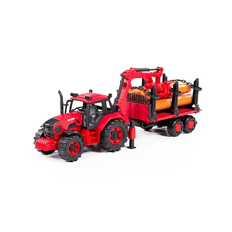 Трактор BELARUS с лесовозом и манипулятором. Арт. 96494