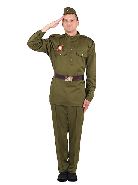 Костюм Солдат взрослый. Арт. 2110-1 к-25