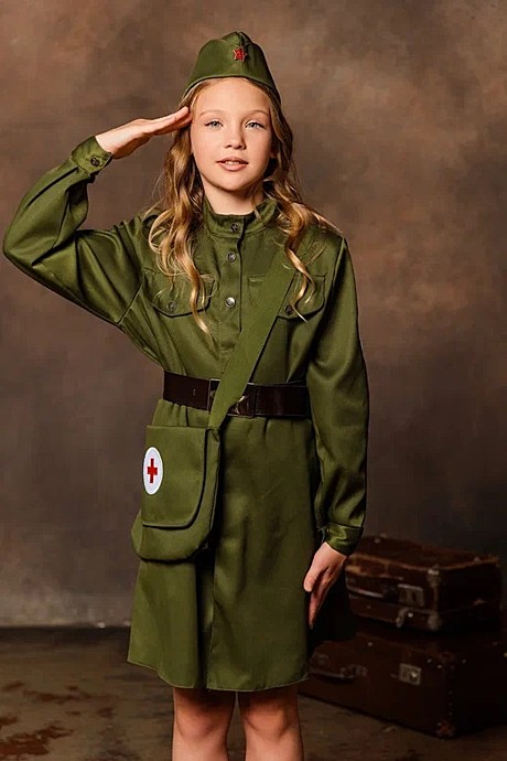 Костюм Военная медсестра детский. Арт. 2038 к-18