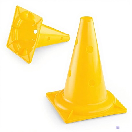 Конус с отверстиями (желтый) 33 см, Арт. У847