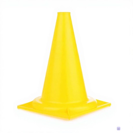 Конус сигнальный (желтый) 33 см, Арт. У830