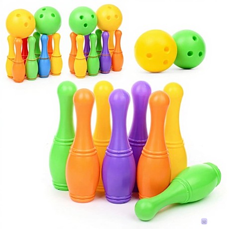 Кегли с большими шарами (8+2), в сетке, Арт.3-436