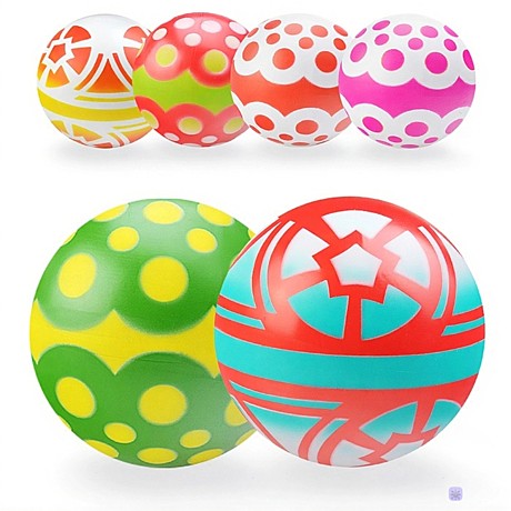 Мяч Василек окрашенный по трафарету, d-200 мм, Арт. Р4-200