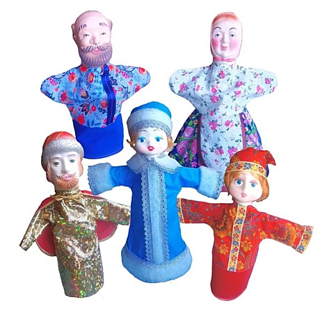 Кукольный театр Снегурочка (5 персонажей). Арт. СИ-1059