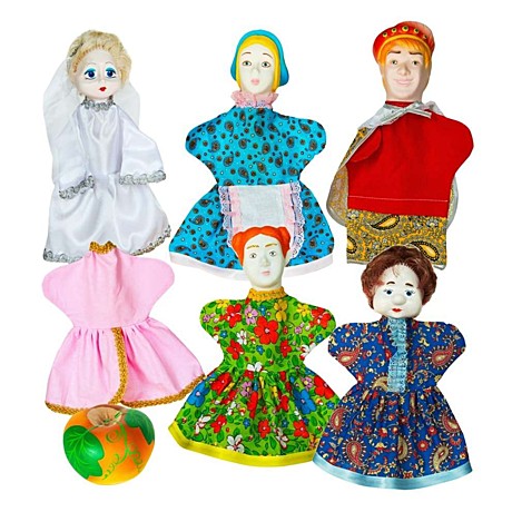 Кукольный театр Золушка (6 персонажей). Арт. СИ-681