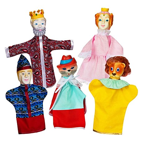 Кукольный театр Кот в сапогах (6 персонажей). Арт. СИ-686 