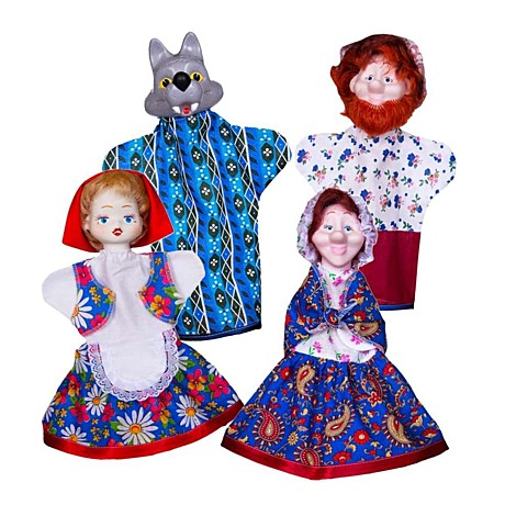 Кукольный театр Красная шапочка (4 персонажа). Арт. СИ-691