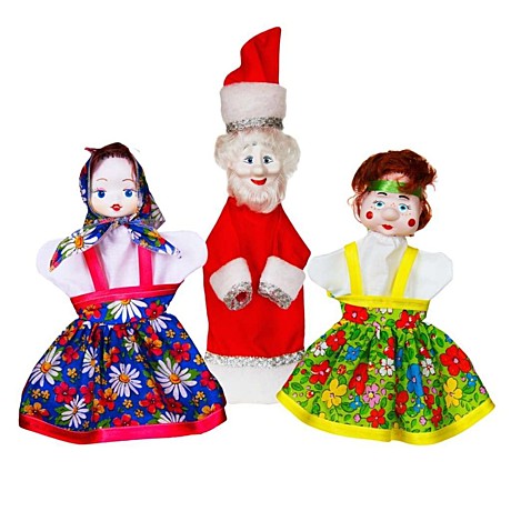 Кукольный театр Мороз Иванович (3 персонажа). Арт. СИ-695