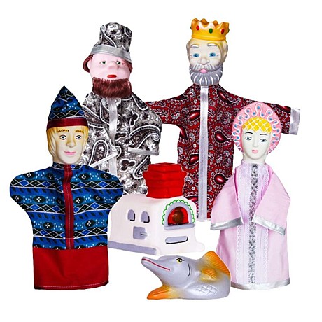 Кукольный театр по щучьему велению (6 персонажей). Арт. СИ-697