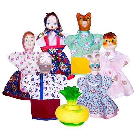 Кукольный театр Репка (7 персонажей). Арт. СИ-698