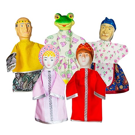 Кукольный театр Царевна-лягушка (5 персонажей). Арт. СИ-705