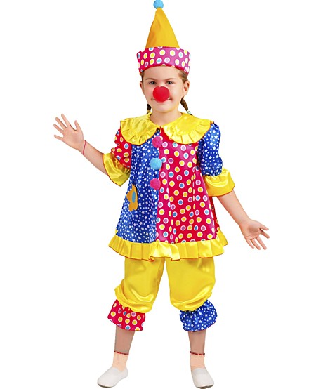 Костюм Клоунесса Лола детский.  Арт. Эк-202458